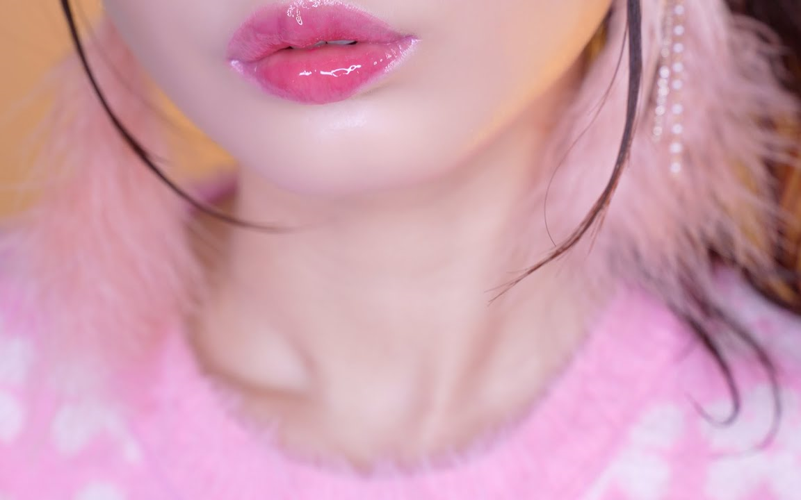 [Cham]潮湿的口腔音|佩戴粉色的羽毛耳环