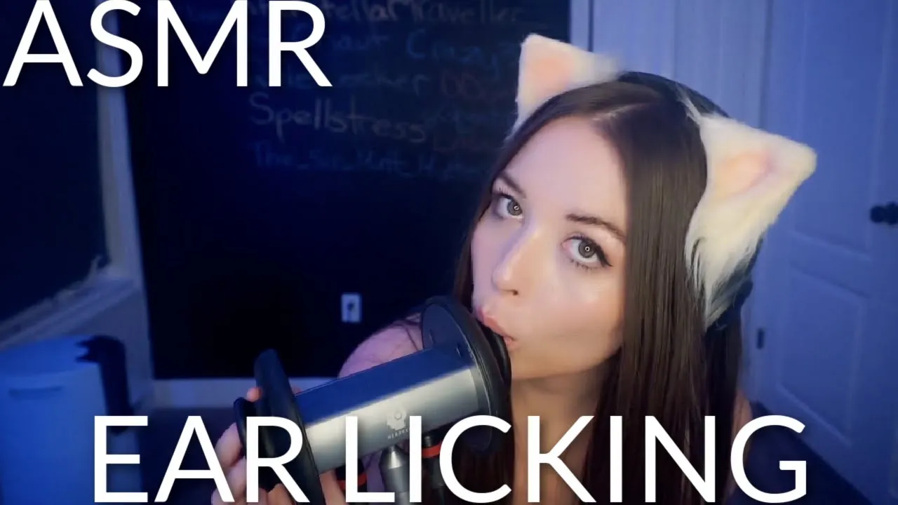 ASMR Kitten Intense Ear Licking 👅 and Kisses 💋 for the Most Tingles