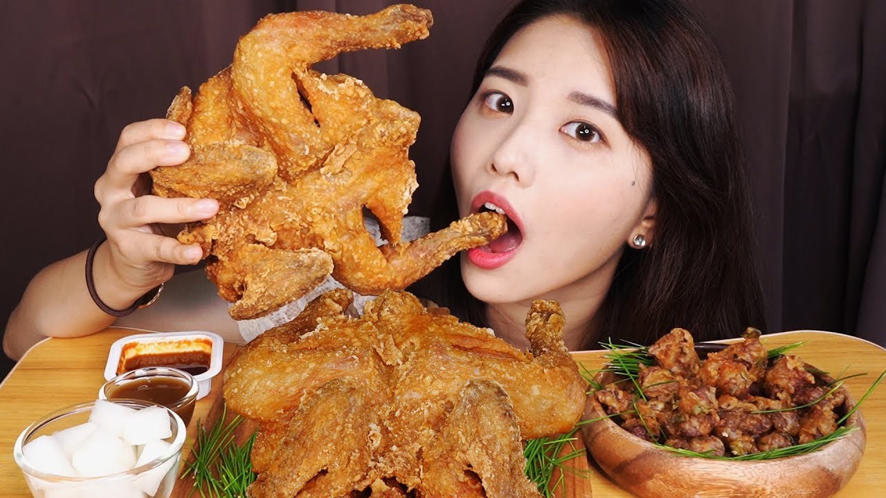 [Suna]韩国老炸鸡吃播|咀嚼音