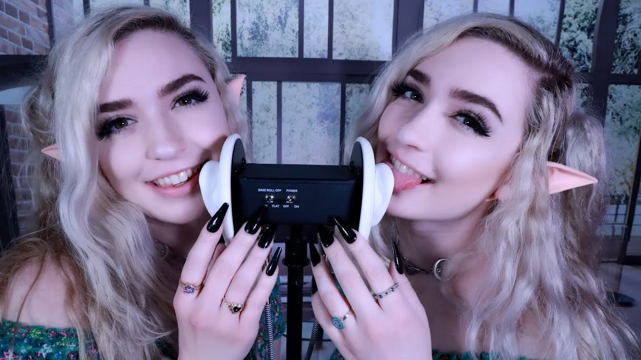 twin fairies caring for YOU | ear eating, nibbles, licking & tongue flutters, personal *:･ﾟ✧ASMR