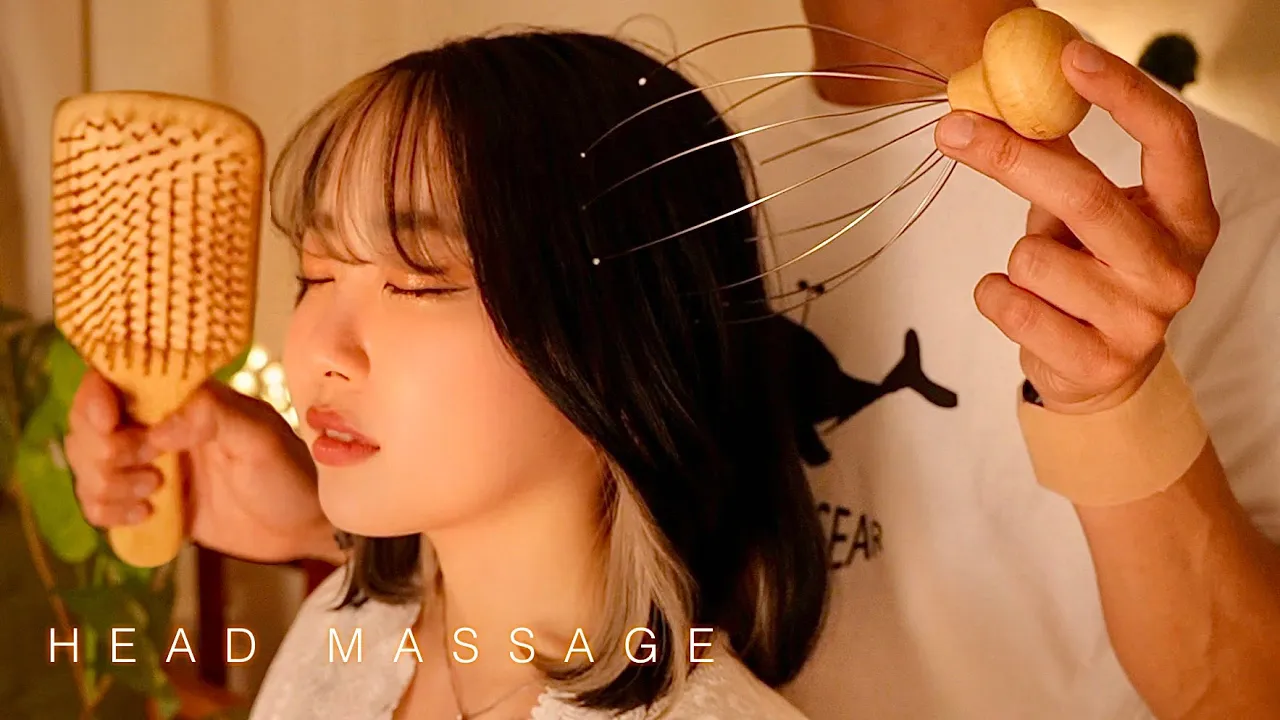 [benio店长]体验东京头皮按摩项目|梳头发|深度睡眠