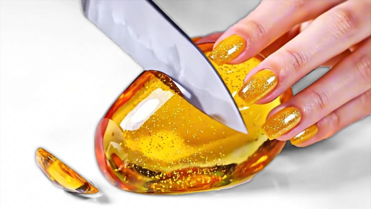 [AI ASMR] 1 Hour of Satisfying AI ASMR Glass Cutting Videos | Stone Cutting